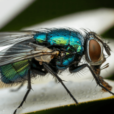 A fly on a surface